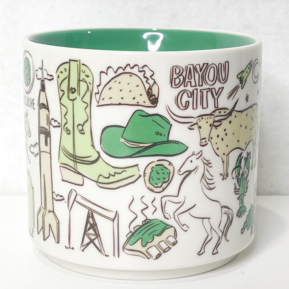 Starbucks Houston Been There Series Across The Globe Collection Coffee Mug Texas - Picture 4 of 7